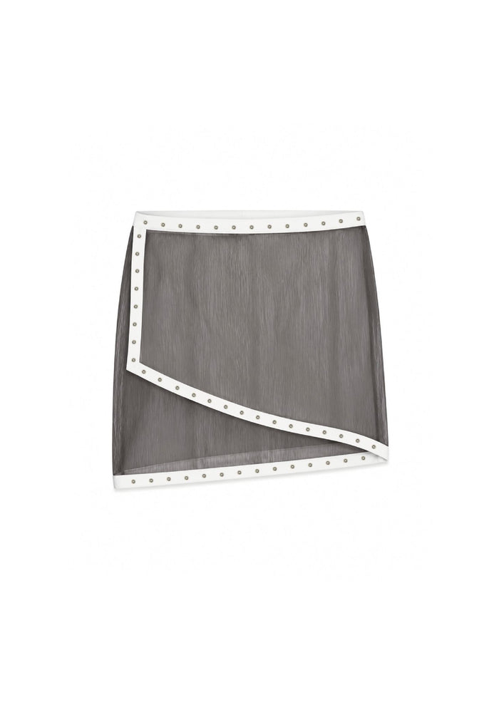 Silk Wrap Mini Skirt