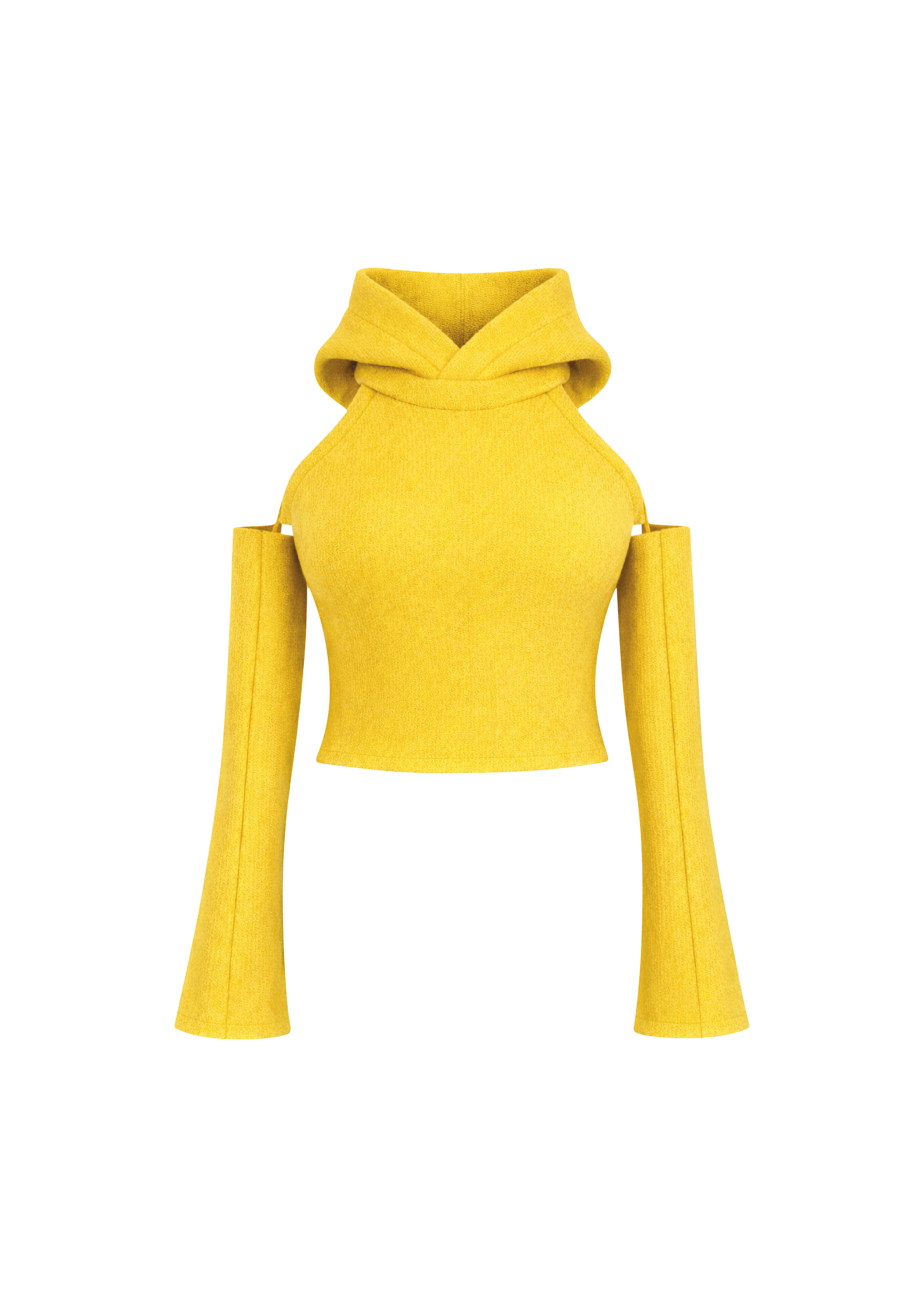 Top laine Jaune